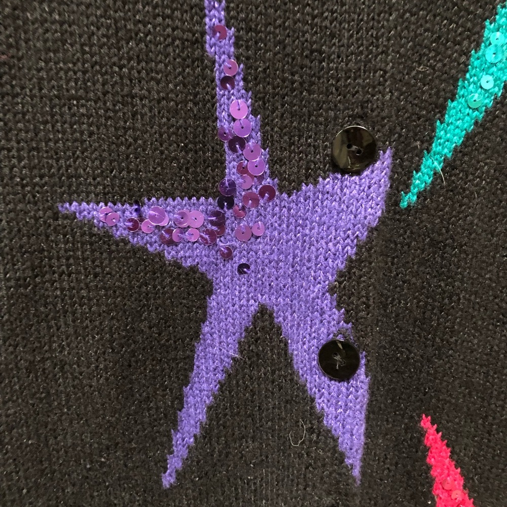 🥰🔥Fireworks 💥 Cardigan M - Picture 3 of 8